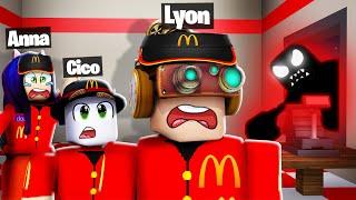 LAVORO DI NOTTE AL MCDONALDS! RISTORANTE SPAVENTOSO SU ROBLOX!!