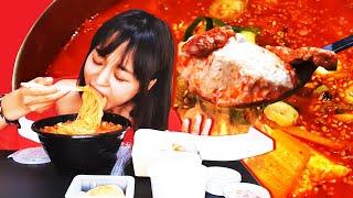 순두부짬뽕먹방 North Korean defector mukbang eating show