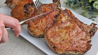 A juicy pork chop recipe that won over my husband! Try cooking them like this