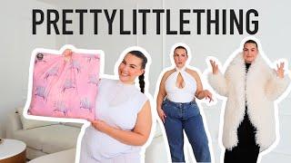 NAOMI CAMPBELL x PRETTYLITTLETHING plus size/curve try on haul!