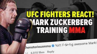 UFC Fighters REACT to Mark Zuckerberg MMA Training