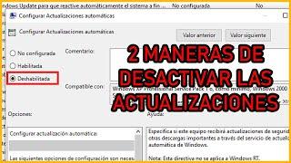 ️DESACTIVAR ACTUALIZACIONES AUTOMATICAS de WINDOWS 10 para siempre