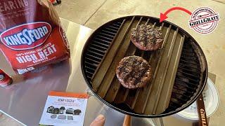 Weber Smokey Joe Grill Grates! / Awesome 1/4 Pound Burgers! / Kingsford High Heat Charcoal!