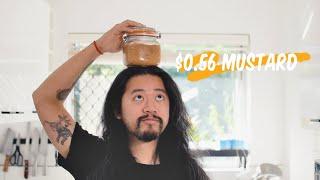 Make This Lacto Fermented Mustard for $0.56 (V) | Cheap Cooking