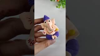 Cute Little Clay ganesha #diy #ganesh #ganeshchaturthi #shorts #subscribe