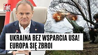 Trump WSTRZYMAŁ POMOC dla Ukrainy! Tusk: Sytuacja jest poważna | FAKT.PL