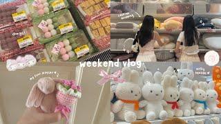 weekend vlog  | life after exams, christmas decorations, jellycat hunting, orchard road