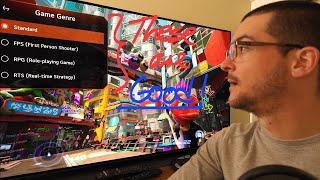 LG Worked Hard on these settings for gamers. Game Genre presets have an impressive color calibration