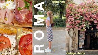 rome chronicles  | eating good, vintage shopping & beautiful sights