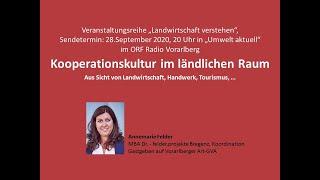 Themenabend "Landwirtschaft verstehen" Vortrag von Annemarie Felder