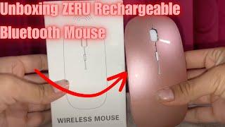 ZERU Rechargeable Bluetooth Mouse - Effortless Precision for MacBook Pro and More!