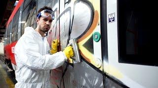 DB-Challenge - Graffiti-Reinigung im DB Regio-Werk Berlin-Lichtenberg