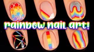 Rainbow Nail Art Designs Compilation! Easy Summer Nails || KELLI MARISSA