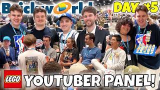 LAST DAY of BRICKWORLD + LEGO YouTuber Panel & MOCs | BrickWorld Chicago 2024 - Day 5 VLOG