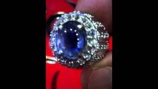 G C blue star sapphire 5,1 cts