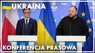 #Ukraina Oświadczenie dla prasy marszałka Sejmu Szymona Hołowni