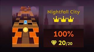 『Rolling Sky / Remake』Level 157 - Nightfall City 