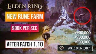 Elden Ring Rune Farm | New Rune Glitch After Patch 1.10! 900K Per Second!