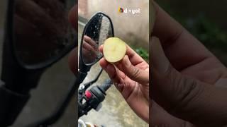 Use This Potato Trick For Safe Riding & Driving Of Bike / Scooter / Car In Monsoon Rain #shorts