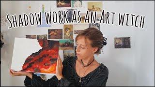 My approach to shadow work - Art Witchcraft || witchy Vlog