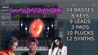 50+ FREE SERUM PRESETS  inspired by bladee, trippie redd, lil uzi vert ( 500 sub special)