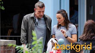 Ben Affleck and Jennifer Garner reunite as a happy family while dropping Violet off at Yale