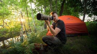 Solo Camping + Bird Photography // Shooting Kingfishers with Gamander López