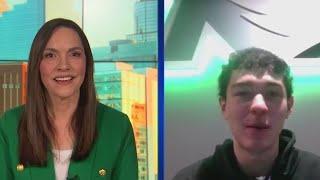 UND star Treysen Eaglestaff talks history-making game