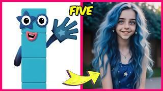 How NUMBERBLOCKS Characters Look as HUMANS + Guess The Voice Quiz + Favorite Foods & More!