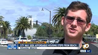 Solana Beach may seek affordable housing steps from beach