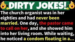 DIRTY JOKES!The Priest Notices a Condom Floating in a Bowl of Water