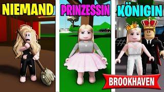 NIEMAND zu PRINZESSIN zu KÖNIGIN in BROOKHAVEN! (Roblox Brookhaven RP | Story Deutsch)