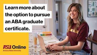 Applied Behavior Analysis Graduate Certificate offered online from ASU