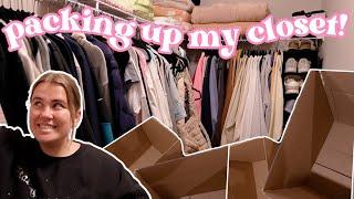 vlog: packing to move in with my parents  2025