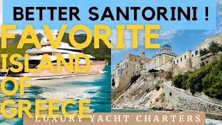 BETTER than Santorini! LUXURY Yacht Charter Captains disclose their favorite ISLAND.