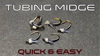 Fly Tying Tutorial — TUBING MIDGE // Emerger Fly Pattern