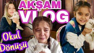 OKULDAN DÖNÜŞ AKŞAM RUTİNİM | YAŞADIĞIMIZ İLGİNÇ OLAY !! Başımıza Gelenler !! En Doğal Akşam Vlog