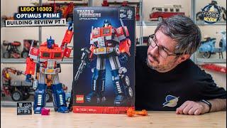 LEGO Icons 10302 Optimus Prime detailed building review part 1