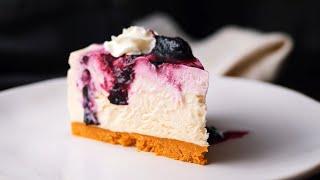 Blueberry Cheesecake Recipe (No-Bake)