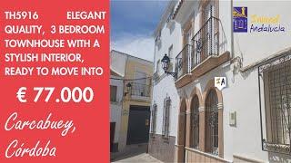 Elegant 3 Bedroom and stylish interior Townhouse Property for sale in Spain inland Andalucia TH5916