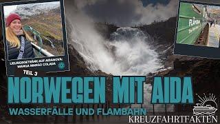 Zweite Etappe: Flåm und Flåmbahn - Legendär | Norwegen ab Kiel bis Hamburg mit AIDAnova Vlog Teil 3