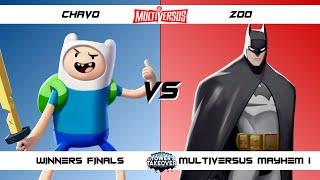 MultiVersus Mayhem 1 Winners Finals Chavo (Finn) vs Zoo (Batman) MultiVersus Tournament