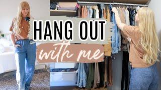 Decluttering My Closet + Trying On My Fall Clothes | CLOSET CLEANOUT 2021