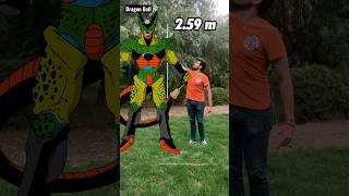 Estaturas REALES de #DragonBall Pt. 6 Edición: #Cell  | #Shorts