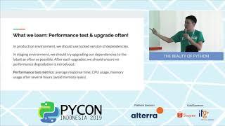 PyCon ID 2019 | Iskandar Setiadi - Python Website Is Slow, Think Again