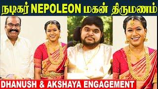 Nepoleon 1st Son Wedding Engagement Video️ | Dhanush Weds Akshaya | KollyWood Family Marriage