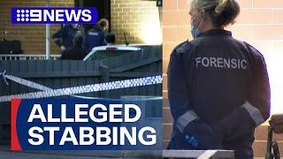 Community on edge after man allegedly stabbed in Melbourne | 9 News Australia