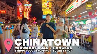 Bangkok's Chinatown Amazing street food! & shopping on a weekday!(June 24-27, 2024)