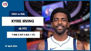 #14 KYRIE IRVING - BEST GAME OF THE 23-24 HIGHLIGHTS : 48 PTS 7 REB 2 AST vs HOU