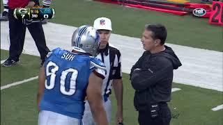 Ndamukong Suh stomps on Packers player (2011)